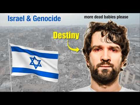 YouTube thumbnail for Destiny Loves Genocide