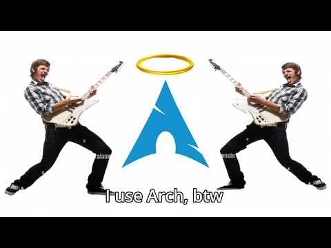 YouTube thumbnail for I use Arch BTW