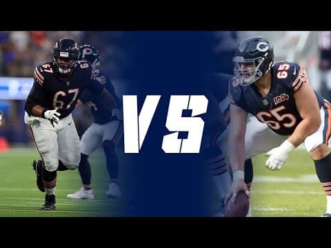 YouTube thumbnail for Cody Whitehair vs Sam Mustipher -- did the Chicago Bears get better at Center?