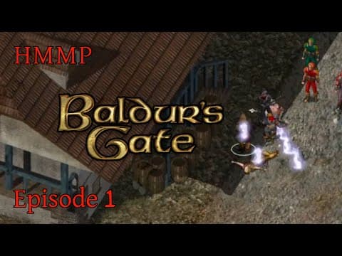 YouTube thumbnail for If you die in Baldur's Gate, you die in real life - watch 2 old BG enthusiasts attempt a no reload playthrough