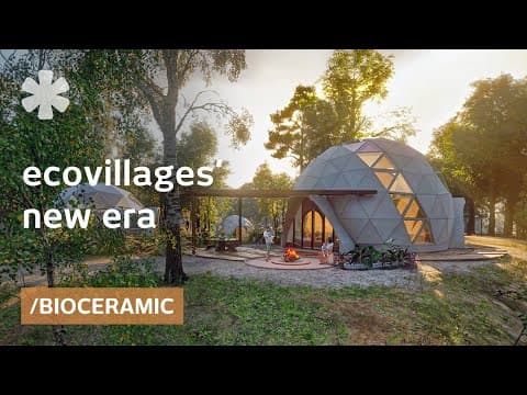 YouTube thumbnail for Geodesic domes made of a bone-like material