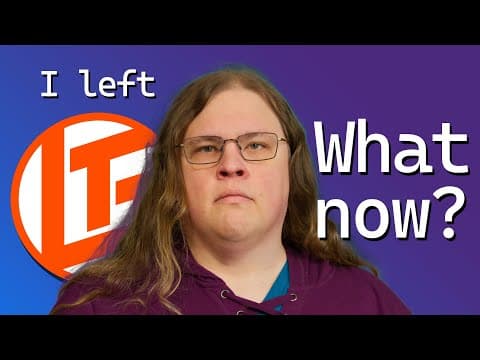 YouTube thumbnail for I left Linus Media Group - What do I do now? Emily Young is back!