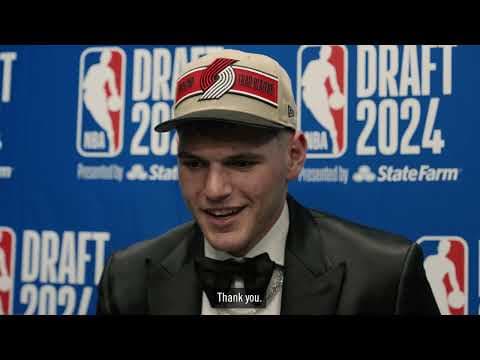 YouTube thumbnail for [Blazers] Donovan Clingan NBA Draft Process