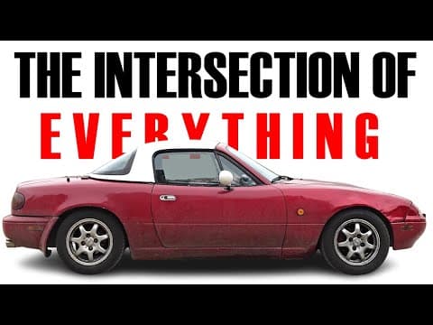 YouTube thumbnail for The Mazda MX-5 / Miata achieved something that no other car will
