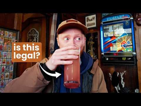 YouTube thumbnail for Why do pub landlords think this drink [snakebite] is illegal? [13:36]