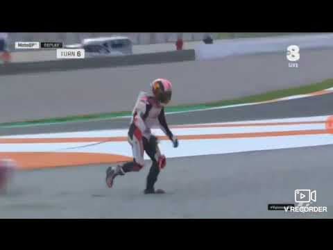 YouTube thumbnail for Let's hope this doesn't happen again! MotoGP ValenciaGP 2019 Zarco Crash