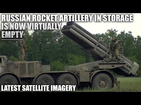 YouTube thumbnail for After 2.5 Years, How Many MLRS Does Russia Have Left? Count Using Unreleased Satellite Imagery