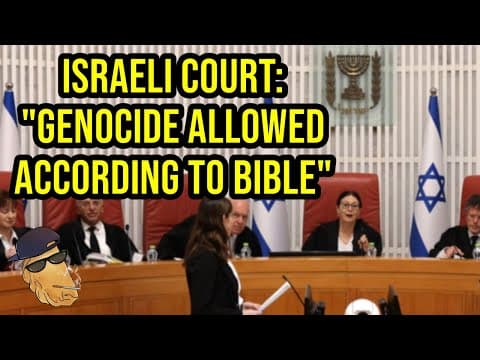 YouTube thumbnail for Jews Have Religious Right to Genocide, Says Israeli Supreme Court