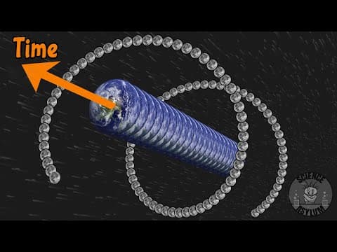 YouTube thumbnail for TIL Gravity is not about mass pulling other mass. It's mass bending ~~time~~ spacetime that makes other mass get closer