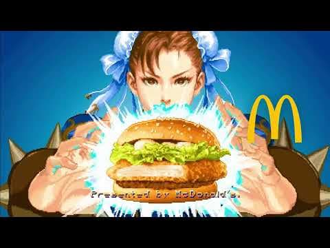 YouTube thumbnail for McDonald's Japan - Street Fighter Street Burger Commercials (2025) [YouTube Link]