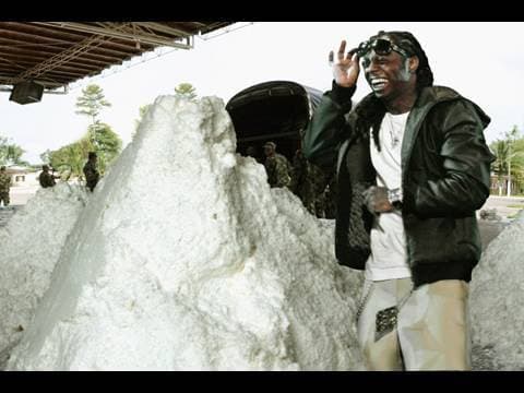YouTube thumbnail for DEA recruits Lil Wayne to use up all drugs in Mexico