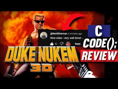 YouTube thumbnail for Diving Into Chaos: Duke Nukem's Code Shouldn't Work (but it does?)