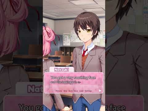 YouTube thumbnail for Natsuki likes MC's face