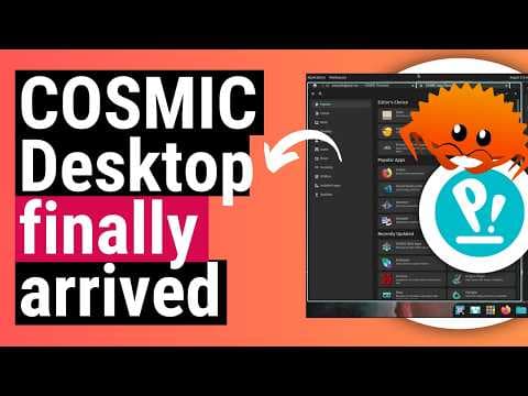 YouTube thumbnail for Cosmic Desktop In-Depth Review