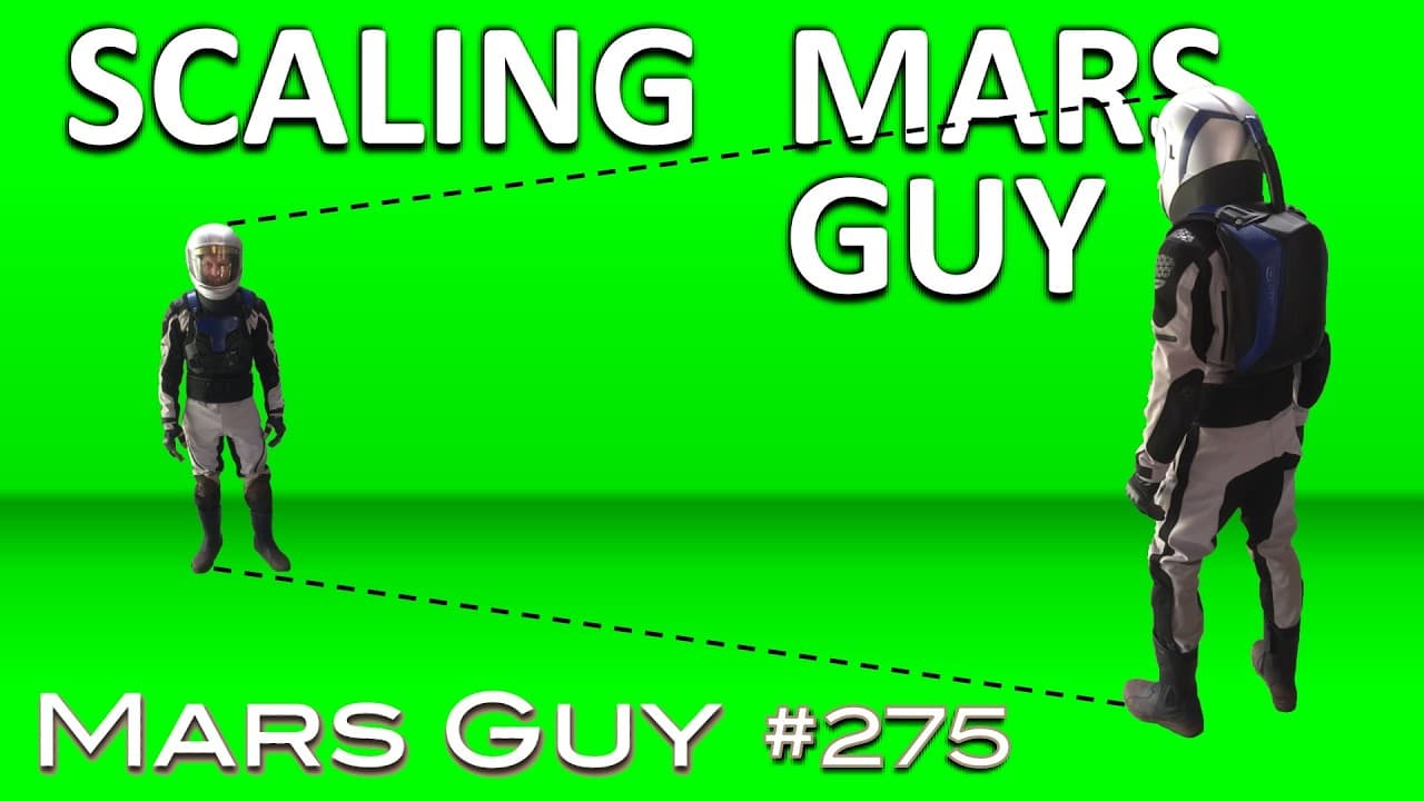 YouTube thumbnail for Here’s Mars Guy for scale: Revealed