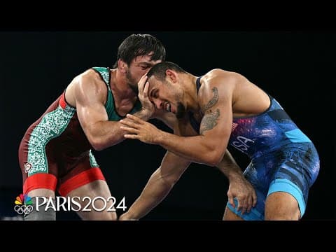 YouTube thumbnail for [FRE] USA's Aaron Brooks vs Uzbekistan's Javrail Shapiev – Bronze Medal Match