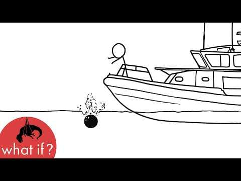 YouTube thumbnail for What if you dropped a bowling ball in the Mariana Trench?