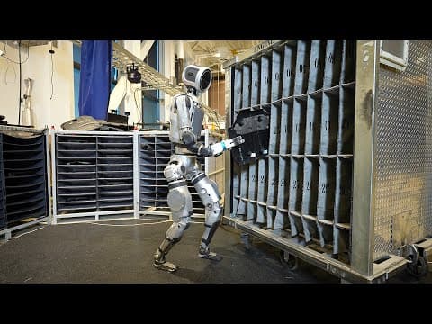 YouTube thumbnail for Boston Dynamic show off their brand new Atlas