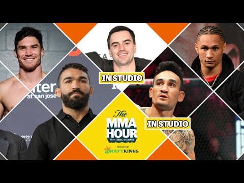 YouTube thumbnail for The MMA Hour: Max Holloway announces move to Light Weight