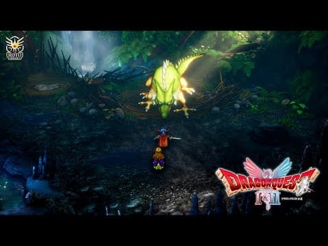 YouTube thumbnail for DQ I&II 2DHD remake trailer