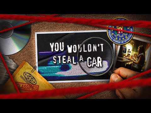YouTube thumbnail for No one knows who made this anti-piracy ad (until now)