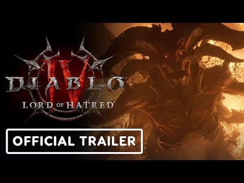 YouTube thumbnail for Diablo 4: Lord of Hatred - Official Reveal Trailer | The Game Awards 2025