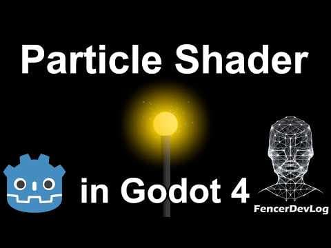 YouTube thumbnail for Godot 4: Particle shader in 3D (tutorial)