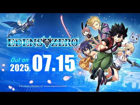 YouTube thumbnail for EDENS ZERO - Release Date Trailer (ESRB) | KONAMI