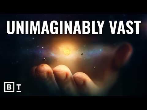 YouTube thumbnail for Brian Cox: The incomprehensible scales that rule the Universe