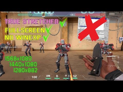 YouTube thumbnail for stretched res on VALORANT