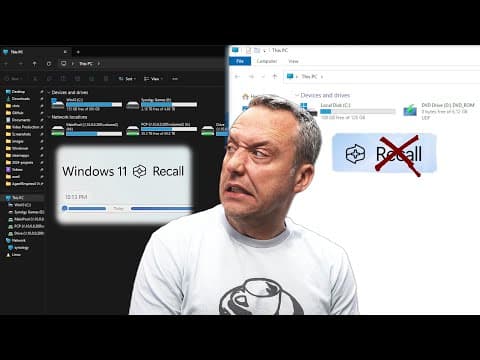 YouTube thumbnail for Microsoft Recall is now an explorer.exe dependency