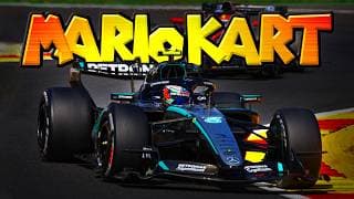 YouTube thumbnail for F1 2026 but it's Mario Kart (so far)