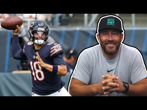 YouTube thumbnail for [The QB School] Caleb Williams Preseason Week 2 2024 Analysis