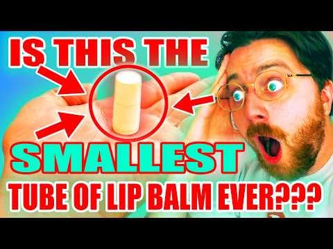 YouTube thumbnail for a video about lip balm and iran