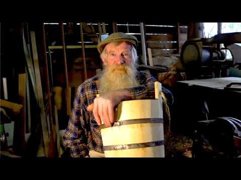 YouTube thumbnail for [52:28] Traditional Cooper - George Smithwick - History and how to make a wooden bucket