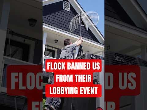 YouTube thumbnail for Flock bans Journalist from Convention, Journalist use their tools against them.