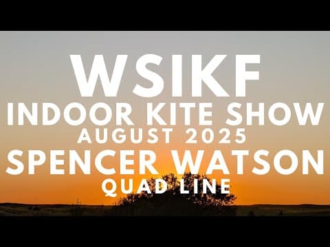 YouTube thumbnail for I flew a kite indoors last week