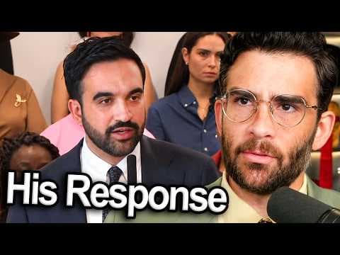 YouTube thumbnail for Zohran Mamdani Responds To The Protestors