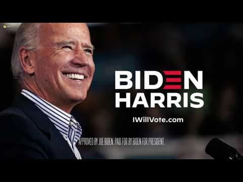YouTube thumbnail for Joe Biden's Silence Him 2020 campaign ad.