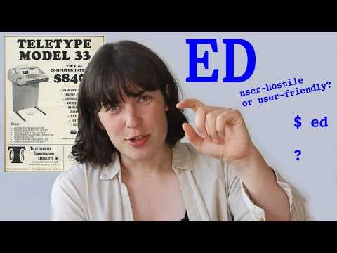 YouTube thumbnail for The little editor that could (ed)