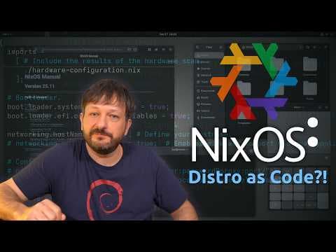 YouTube thumbnail for NixOS Review: The Most Powerful Linux Distro in 2026?