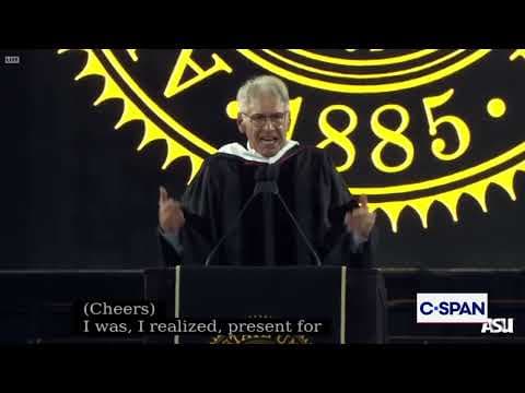 YouTube thumbnail for Damn, you folks see Harrison Ford's commencement speech?