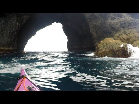 YouTube thumbnail for Hole in the rock, Cape Brett, and Deep Water Cove.