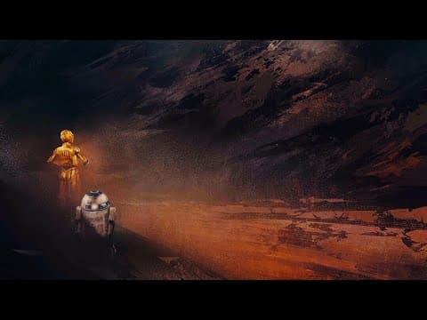 YouTube thumbnail for Return of the Jedi Deleted Sandstorm Scene - Upscaled & Cleaned Audio