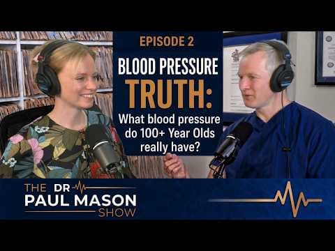YouTube thumbnail for Is the healthiest blood pressure one your doctor calls "hypertension"? - Dr Paul Mason