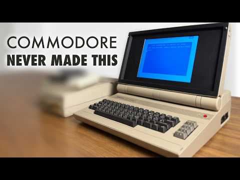YouTube thumbnail for [video] Kevin Noki Built a Commodore 64 Laptop That Never Existed - The Portable 64