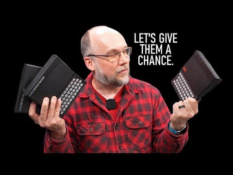 YouTube thumbnail for Is the ZX81 / Timex Sinclair 1000 actually bad? Let's fix these to find out. | Adrian's Digital Basement