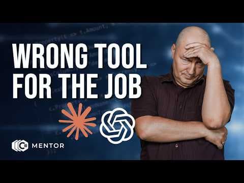 YouTube thumbnail for AI Software Development Is Near-Impossible