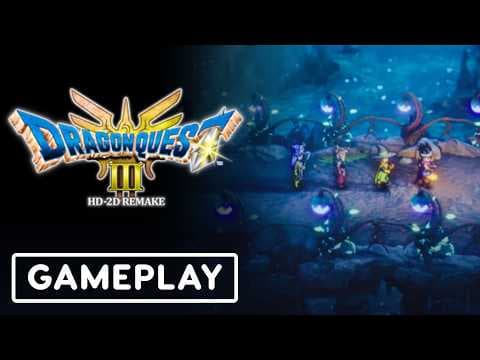 YouTube thumbnail for DQ3 HD2D Gameplay Trailer