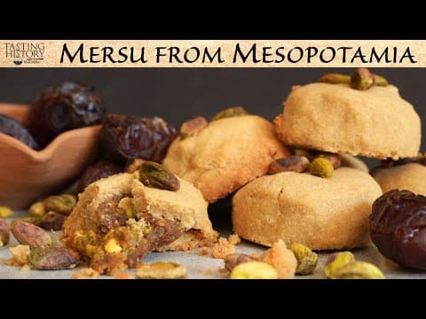 YouTube thumbnail for History's Oldest Dessert - 4,000 Year Old Mersu [+Recipe] | Tasting History with Max Miller